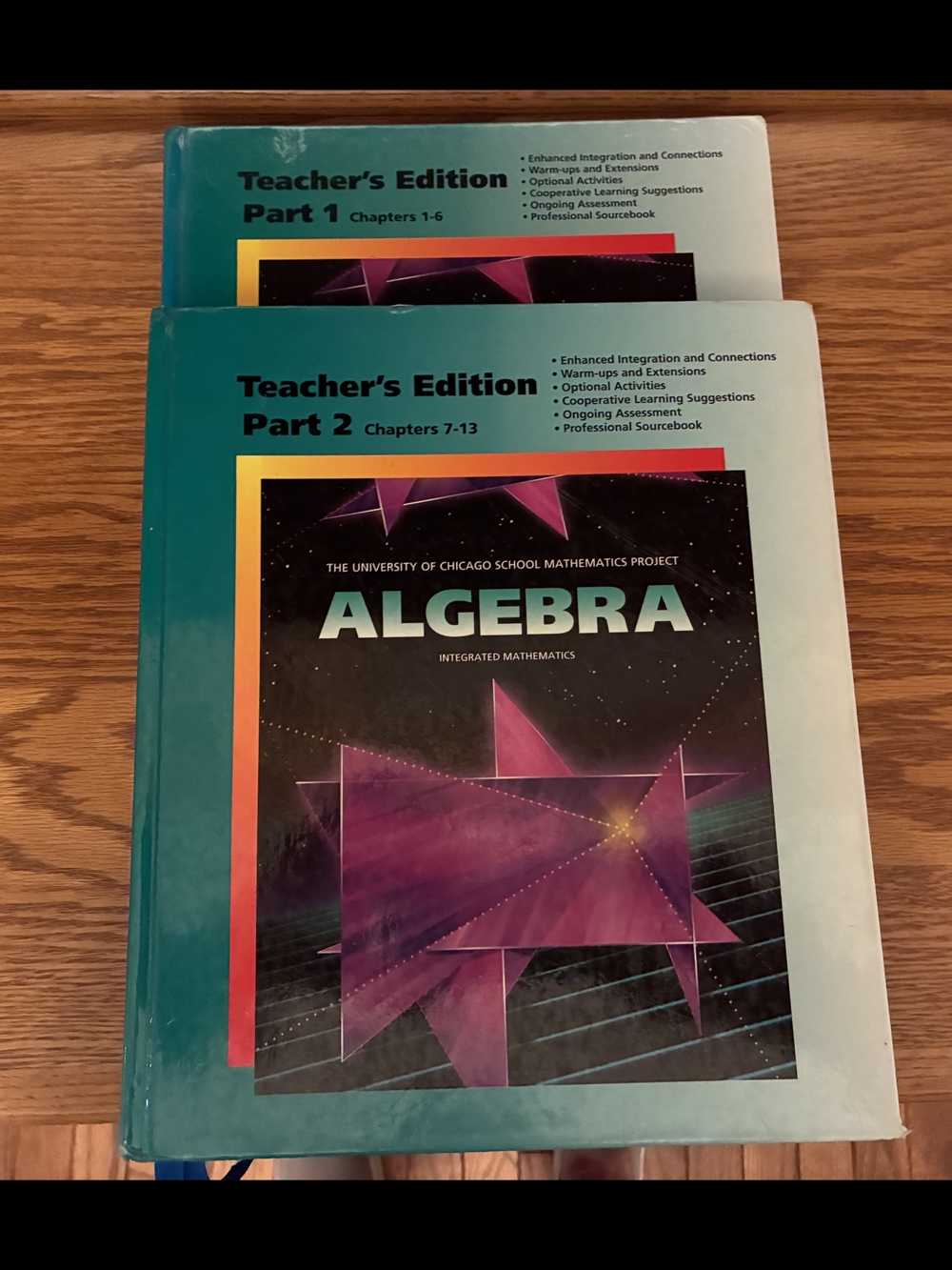 Chicago Math Algebra Teacher's Edition Part 1 And 2